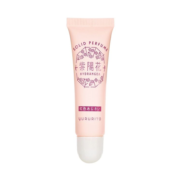 GPP ゆるりと 紫陽花 あじさい 練り香水 虹色あじさい チューブタイプ 10ml