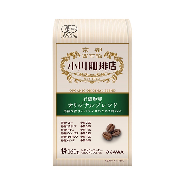 小川珈琲（OGAWA COFFEE） 小川咖啡店有機咖啡原味混合粉160克