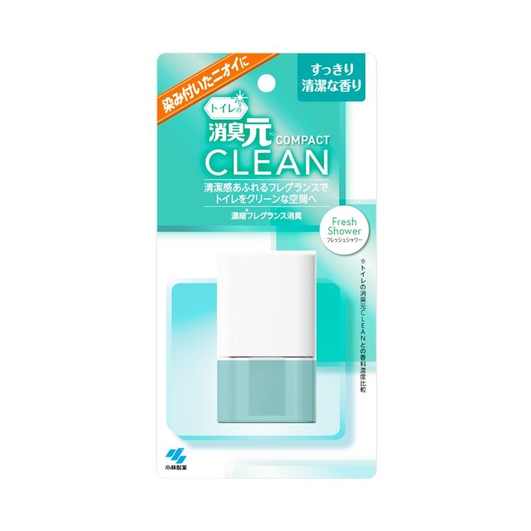 고바야시 제약 화장실 탈취원 CLEAN COMPACT 신선한 샤워 54ml