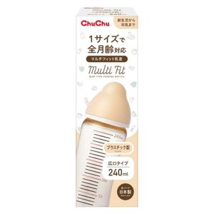 츄츄 멀티핏 광구 타입 플라스틱 포유병