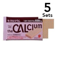 【5개 세트】더 칼슘 딸기 크림 샌드위치 2매입 11.2g