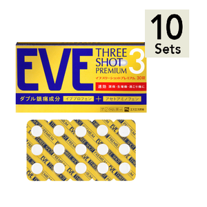 [10 件装] [指定第 2 类医药品] Eve Three Shot Premium 30 片