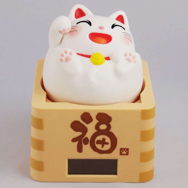Lucky Masu Maneki Neko White RC-18W 白色