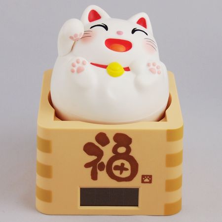 Lucky Masu Maneki Neko White RC-18W 白色