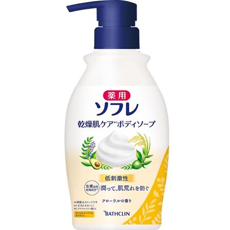 药用 Sofre 干性皮肤护理沐浴皂 450ml