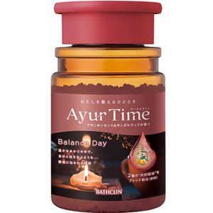 Ayurtime Balance 日间沐浴盐，乳香和檀香香味，520g