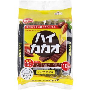 Hamada Confect Healthy Club 高可可威化餅 高可可風味 10 片