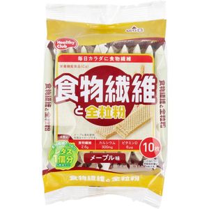 Hamada Confect Health Club 膳食纖維全麥威化餅楓口味 10 片