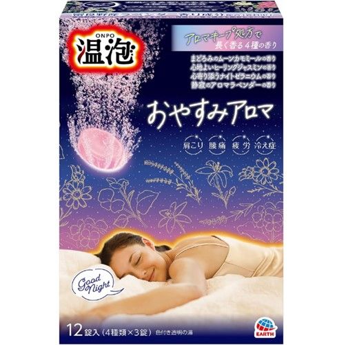 Warm foam good night aroma 12 tablets