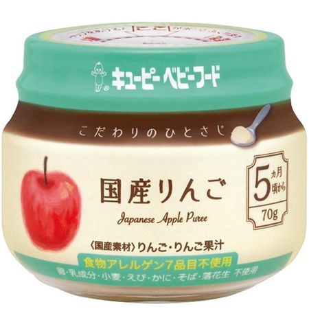 큐피 베이비 푸드 엄선한 술 국산 사과 70g