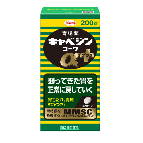 興和新藥 興和克潰精 [第2類醫學藥品] Cabezin Cowa α Plus 200片