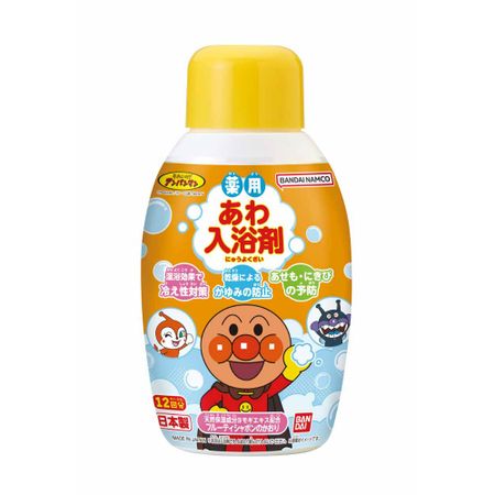 Bandai Medicinal Bubble Bath Additive Anpanman Bottle Type Fruity Soap Scent 245mL