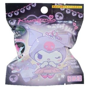 Santan Kuromi Light-Up Bath Bomb, Fresh Soap Scent, 75 g (single use)