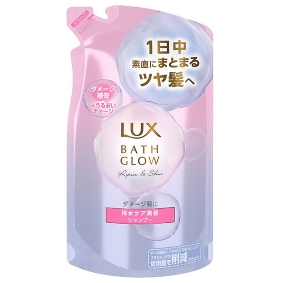 Unilever LUX/麗仕 聯合利華日本 LUX Bath Glow 修護亮澤洗髮精 補充包