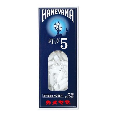 Kameyama Candle (Candle) Toshibi 5 66g (About 5 minutes)