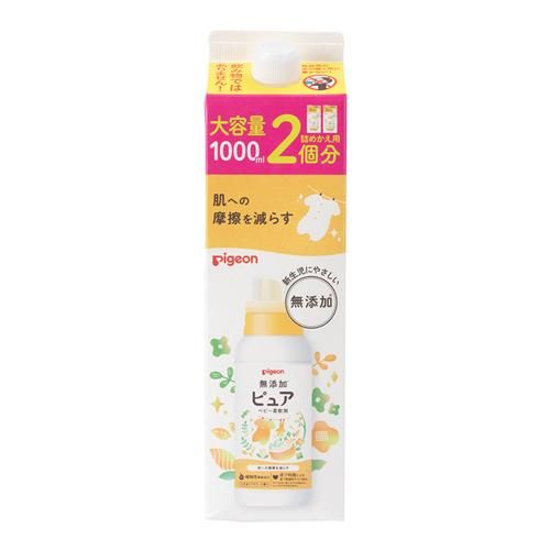 피죤(Pigeon) 아기 전용 섬유유연제 베이비 소프터 히다마리 플라워 향 1000mL (리필용 2회분)
