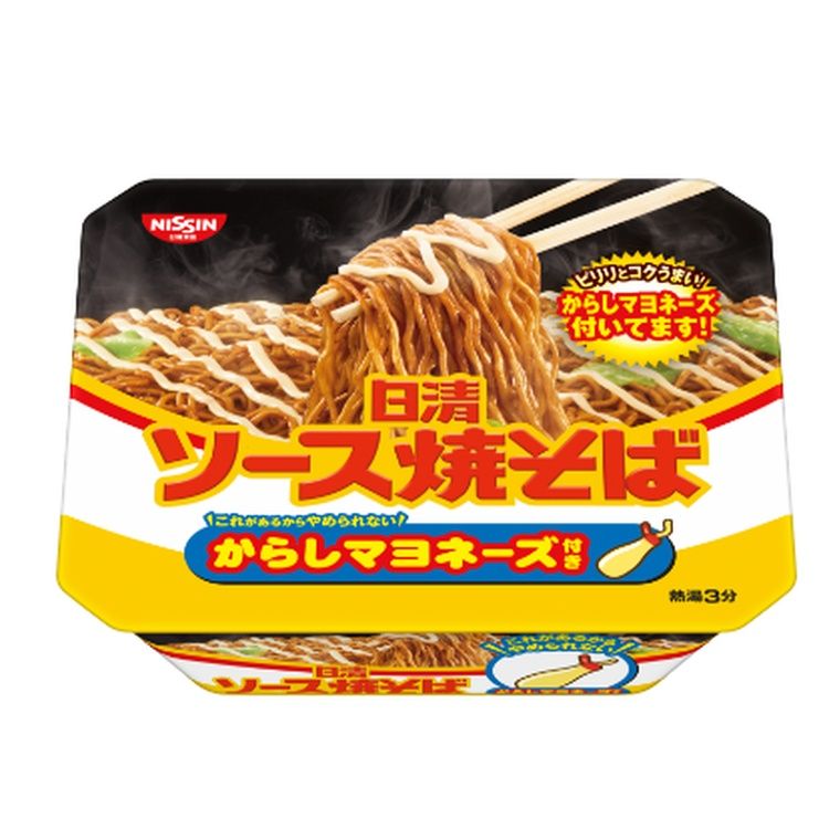 Nissin Foods 日清酱炒面杯配芥末蛋黄酱 108g (面条 90g)