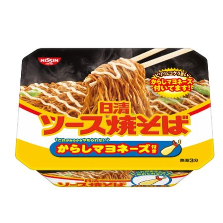Nissin Foods 日清醬炒麵杯配芥末蛋黃醬 108g (麵條 90g)