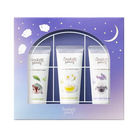 Becure Honey 蜂蜜森林护手霜礼品舒缓夜间三件套 20g x 3