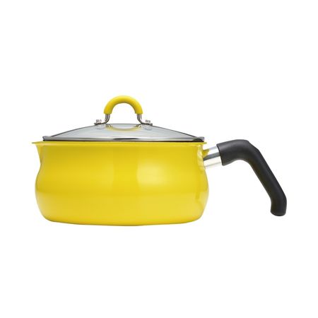 Wahei Freiz ToMay IH compatible multi-pan, medium size, RB-2569, yellow, 1 piece