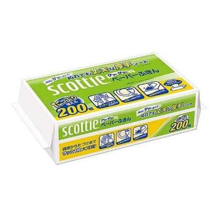 Scotty 纸质洗碗布，快速清洁，400 张（200 对）