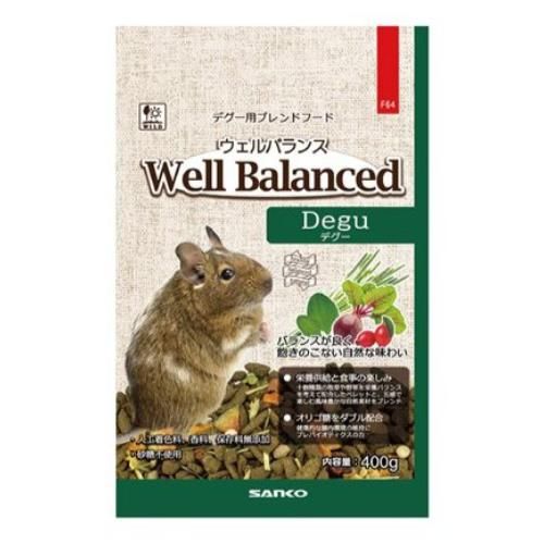 웰밸런스 데구 사료 400g