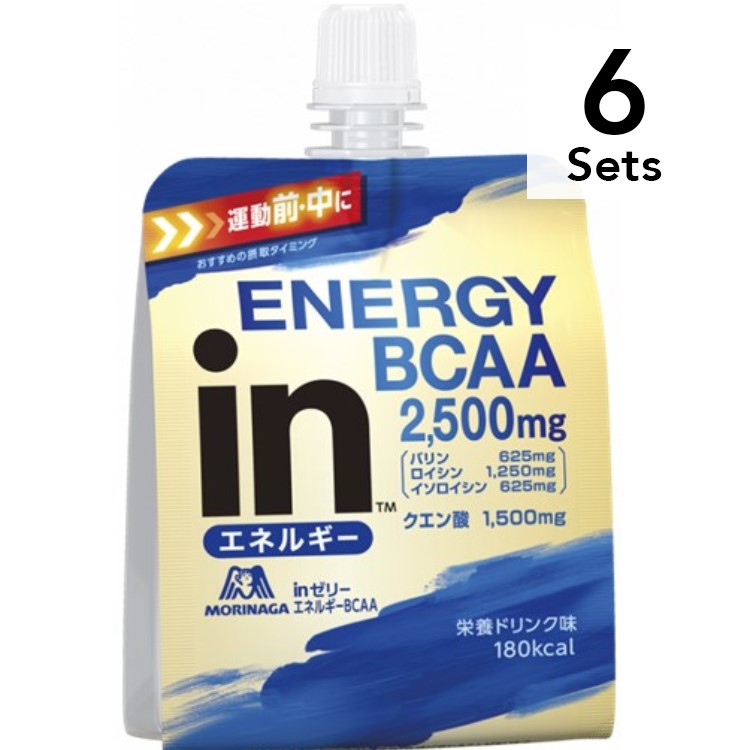 森永製菓 in Jelly 【6個組】in果凍 能量BCAA 180g