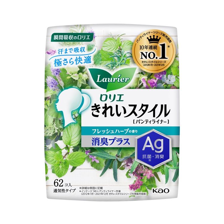 乐而雅 Kirei Style 清新草本香氛除臭剂 62 片