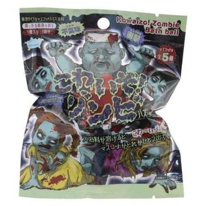 Knoll Corporation is scary! Zombie bath ball bright red rose scent 50g 1 serving