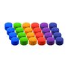 Nor Corporation Manaburo Large Colorful Bath Palette Rainbow Mix Value Pack Soap Scent 120g 4 Uses