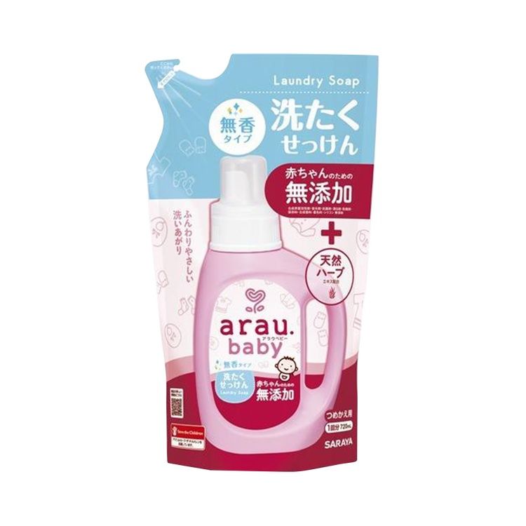 사라야 아라우 베이비 무향 세탁비누 리필 720ml