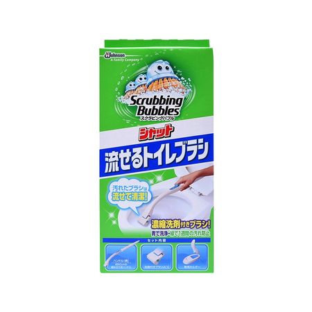 Scrubbing Bubbles Shut 可冲散马桶刷套装
