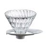 Hario V60 耐热玻璃透明滴头 02 VDGR-02-W 白色 1 件