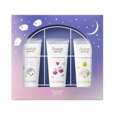Becure Honey Honey Forest Hand Cream Gift Sweet Night Trio 20g x 3