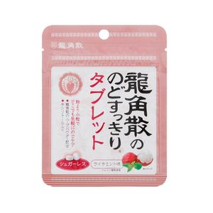 용각 산의 목 깔끔한 타블렛 라이치 민트 맛 가방 타입 10g