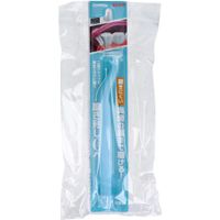 廣榮社 CLEAR DENT 背部貼合牙刷 粉紅&藍色 2入組