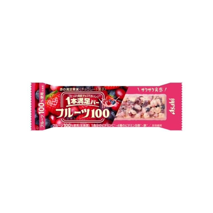 Asahi Group Foods 1 Bar Manzoku Fruit 100 Red Manzoku Fruit 1 Bar