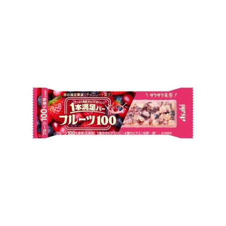 Asahi Group Foods 1 Bar Manzoku Fruit 100 Red Manzoku Fruit 1 Bar