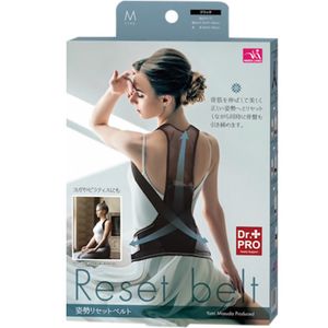 Dr.PRO Posture Reset Belt, Black, 1 piece