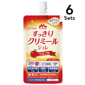 [Set of 6] Refreshing creamy jelly apple flavor 135g