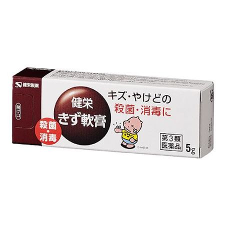 【第３類医薬品】健栄きず軟膏 5g　健栄製薬