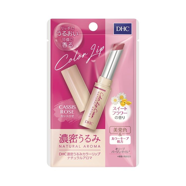 DHC 滋润亮彩唇膏 自然香氛 黑醋栗玫瑰甜花香 1.5g