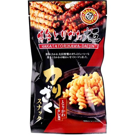 Ajigen Crispy Pasta Snack Hakata Torikawa Daijin Chicken Skin Sauce Flavor 30g