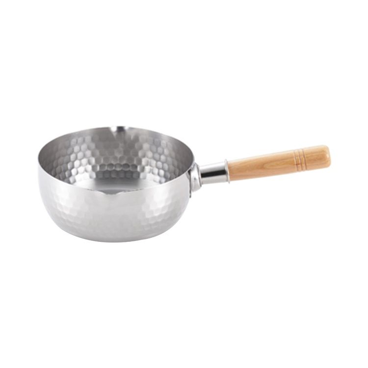 Yoshikawa Stainless Steel Yukihira Pot 18cm YH6752 34.5x18.1x7.5cm