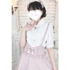 MA*RS||Open chest lace frill blouse-size-F||White Product number: 388010466