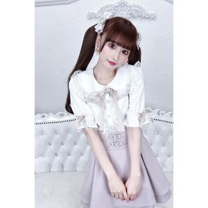 MA*RS||Front heart lace blouse-size-F||Product number: 388010450