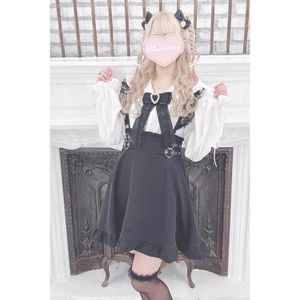 MA*RS||W heart buckle skirt-size-F||Black Product number: 388050500