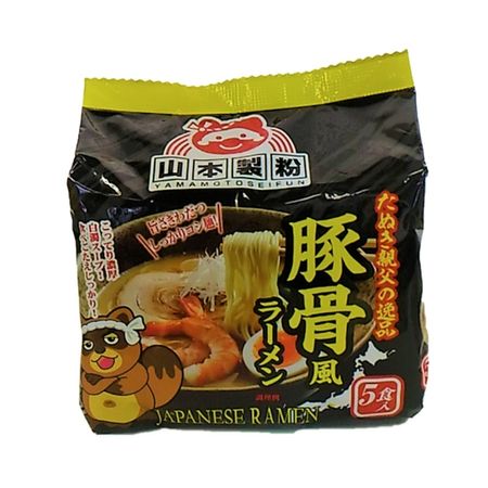 Yamamoto Flour Mill Tanuki Oji's Special Pork Bone Style Ramen (5 servings)