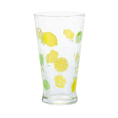 Ishizuka Glass Aderia Fruit Drop Tumbler Large Lemon 1 piece