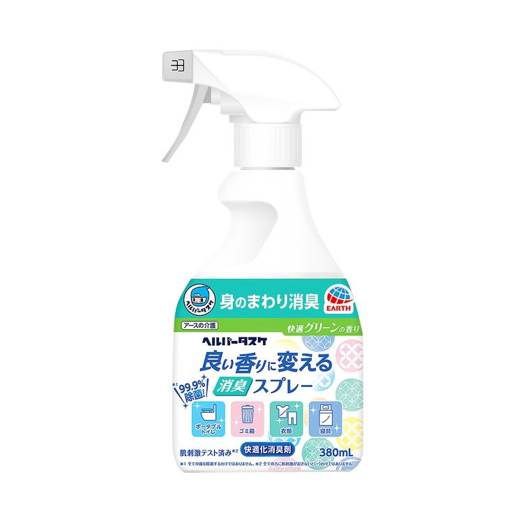 Earth Chemical Tasuke 除臭喷雾 绿色 380ml
